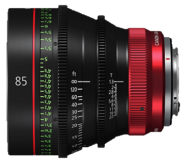 CANON シネレンズ CN-E85mm T1.3 L F CN-E 85mm T1.3 L F - Cinema Prime Lenses - Canon Cinema EOS